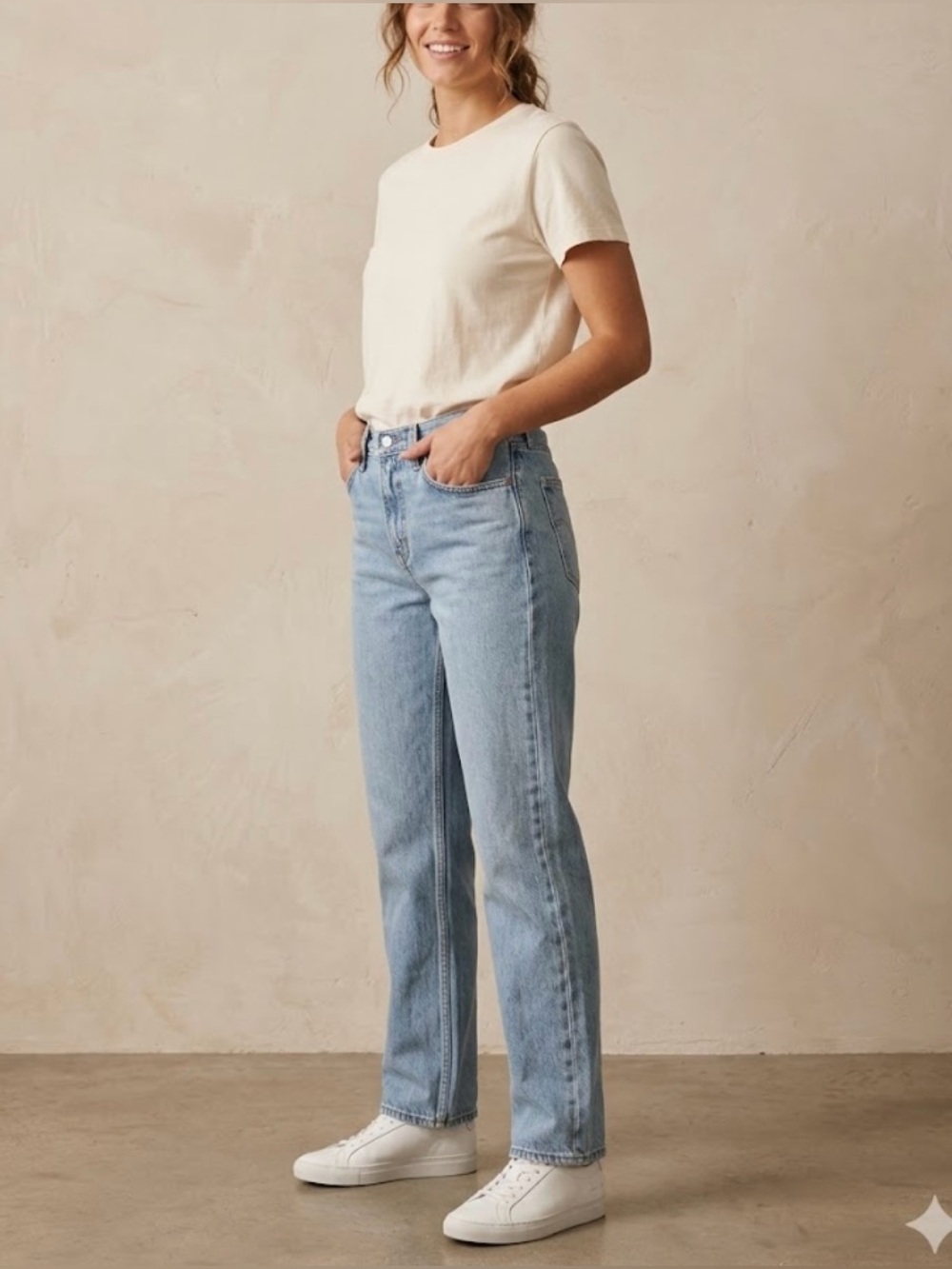 Levi's Light Blue Straight Leg Jeans